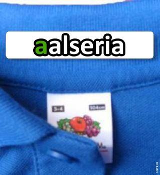 Iron On Clothing Labels