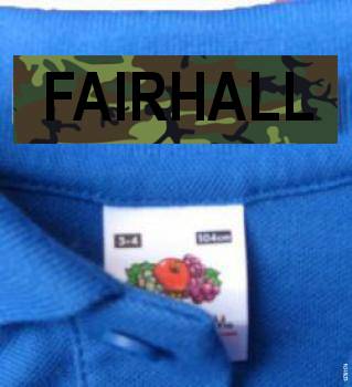 Iron Clothing Labels