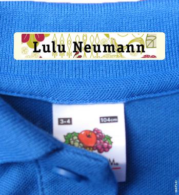 Iron On Name Tags For Clothes