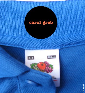 Iron On Name Tags For Clothes