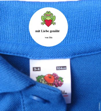 Iron On Clothing Tags