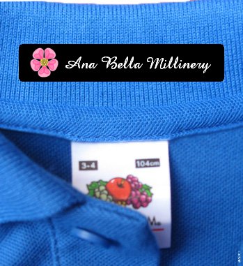 Personalised Iron On Labels