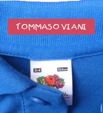 Iron On Name Tags For Clothes