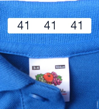 Childrens Clothing Labels