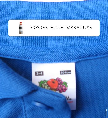 Personalised Iron On Labels