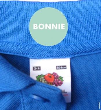 Cloth Name Tags For Clothing